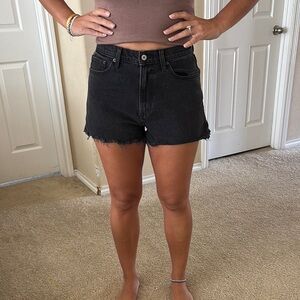 Abercrombie & Fitch Black Jean Shorts